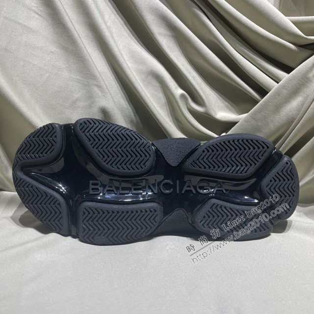 Balenciaga經典款男女鞋 巴黎世家頂級版本Triple S大底LOGO老爹鞋 Balenciaga情侶款老爹鞋  hdbl1196